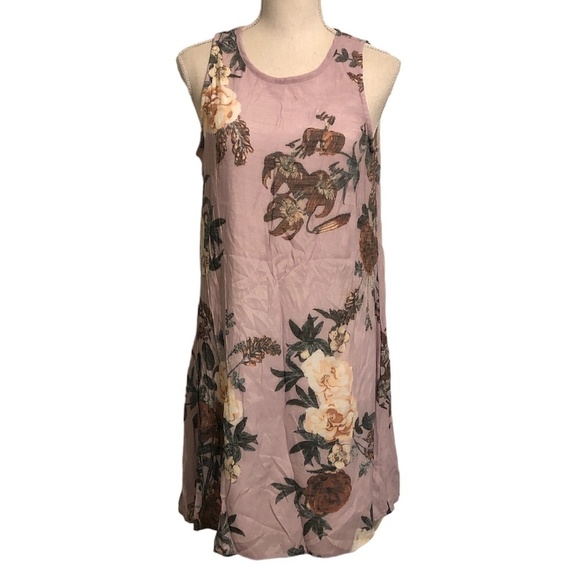 DARIAN Dress Women's Size Small Pink Multicolor Y2K Roses Floral Grunge - Picture 9 of 9